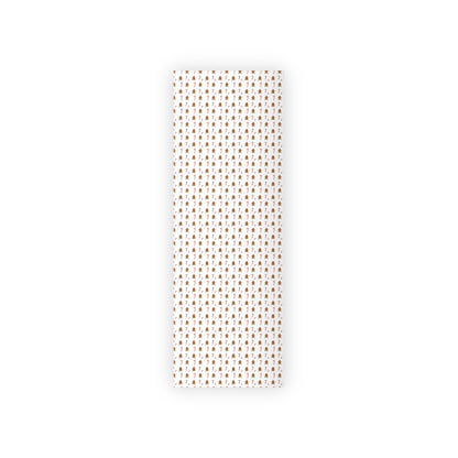 Gingerbread Cookie Pattern Gift Wrapping Paper Roll | Christmas Holiday Wrap