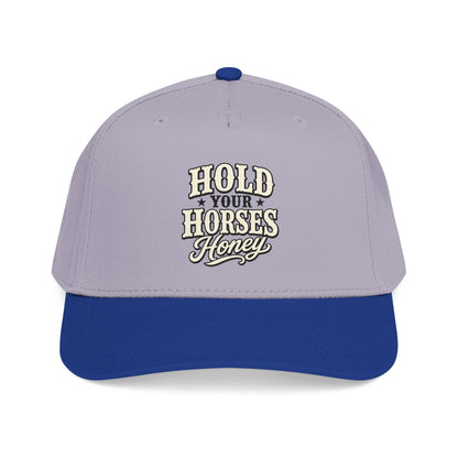 Hold Your Horses Honey Mid Profile Baseball Cap | Western Rodeo Cowboy
