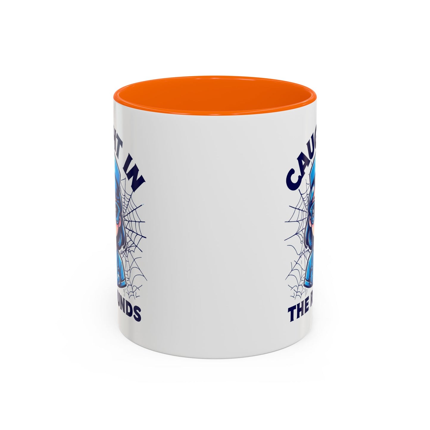 Nurse Coffee Mug, Cute Nursing Gift, Healthcare Appreciation, Fun Spider Design, Caught in the Rounds Mug