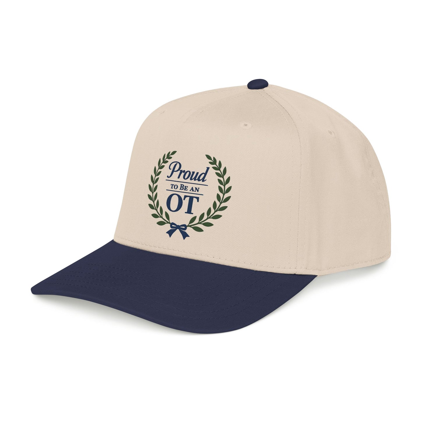 Proud to Be an OT Baseball Cap | Occupational Therapist Hat, Laurel Wreath