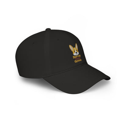 Short Legs Big Opinions Cap | Corgi Embroidered Dad Hat