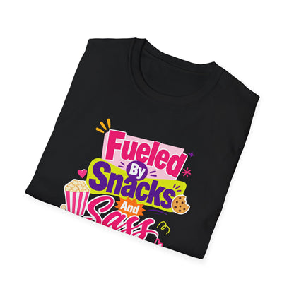 Fueled by Snacks and Sass T-Shirt | Snack Quote Tee