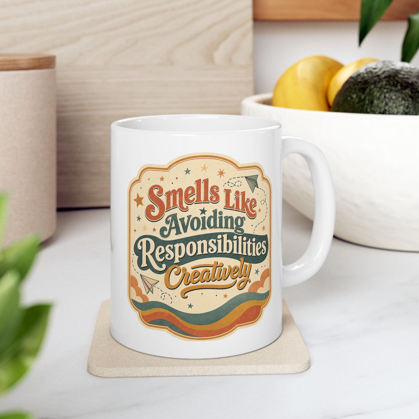 Smells Like Avoiding Responsibilities Dopamine Humor Mug