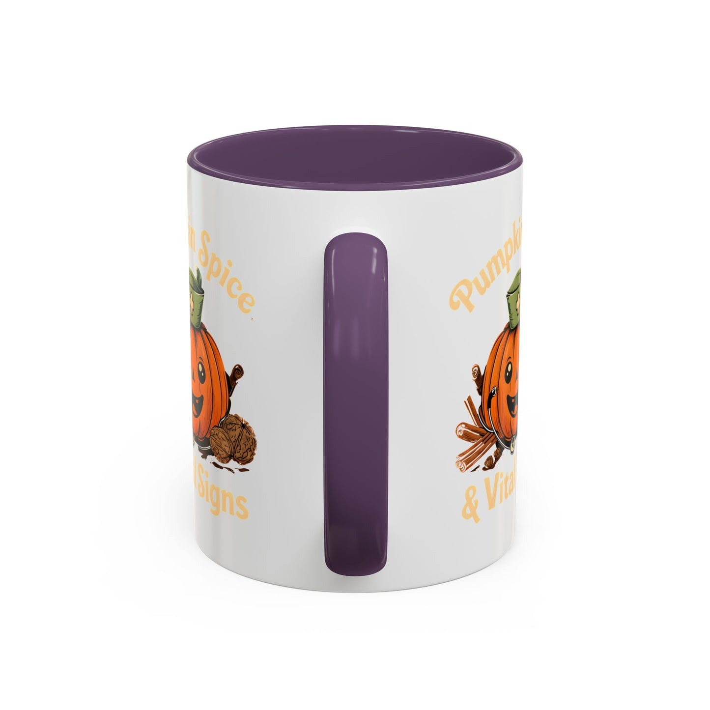 Pumpkin Spice Coffee Mug - Perfect for Fall Decor, Nursing Gifts, Halloween Parties, Cozy Mornings, Harvest Gatherings