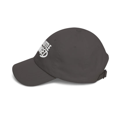 Just a Little Unhinged Dad Cap | Embroidered Baseball Hat, Funny Text