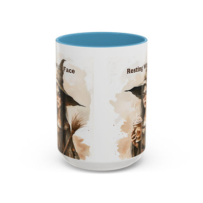Resting Witch Face Coffee Mug - Halloween Mug, Funny Mug, Witch Mug, Halloween Gift, Coffee Lover Gift