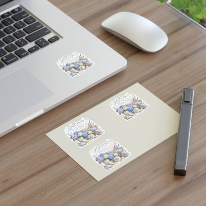 Hydrangeas Happy Place Sticker Sheet | Floral Hydrangea Decorative Stickers