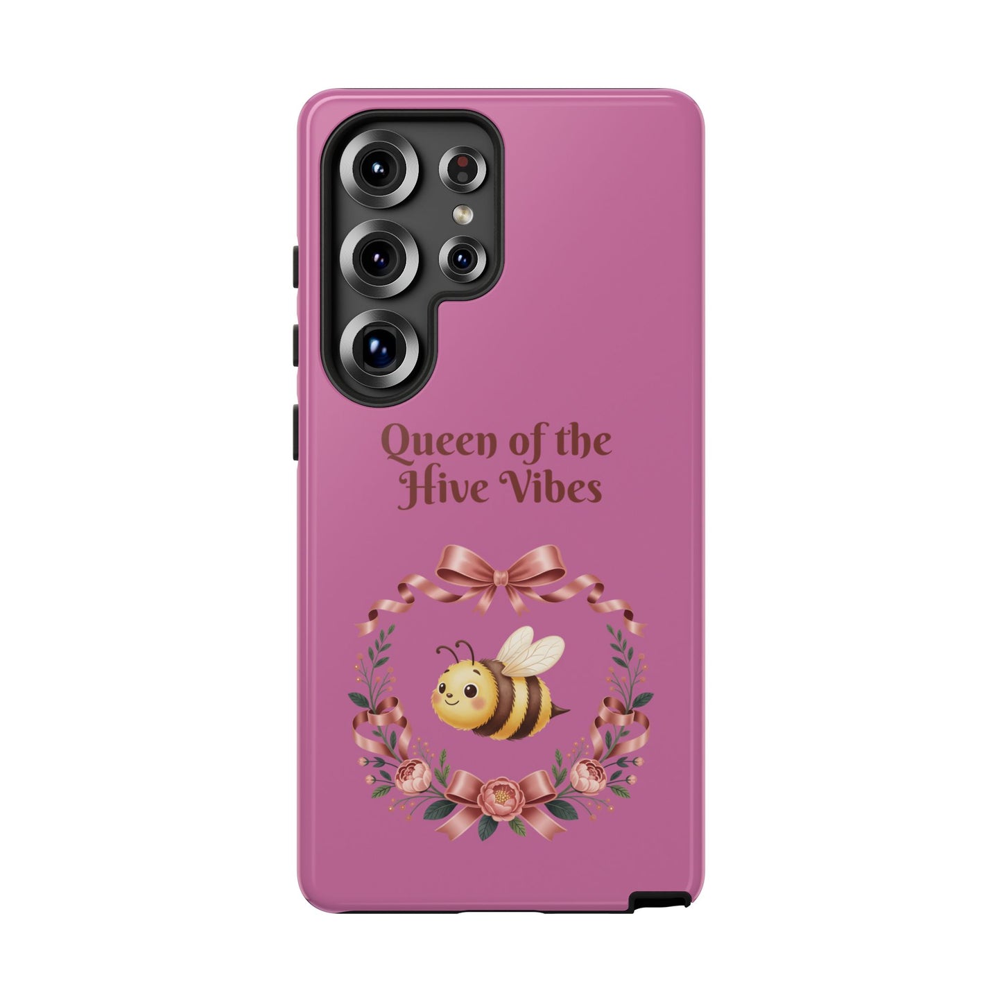 Queen of the Hive Bee Phone Case | Cute Floral Bee iPhone Case