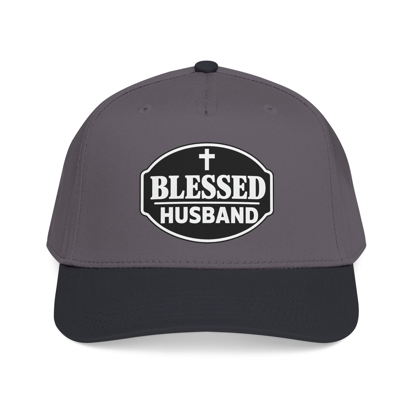 Blessed Husband Embroidered Hat Mid Profile Baseball Cap | Husband Dad Faith