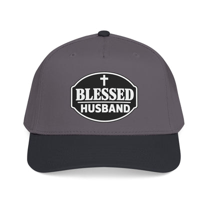 Blessed Husband Embroidered Hat Mid Profile Baseball Cap | Husband Dad Faith