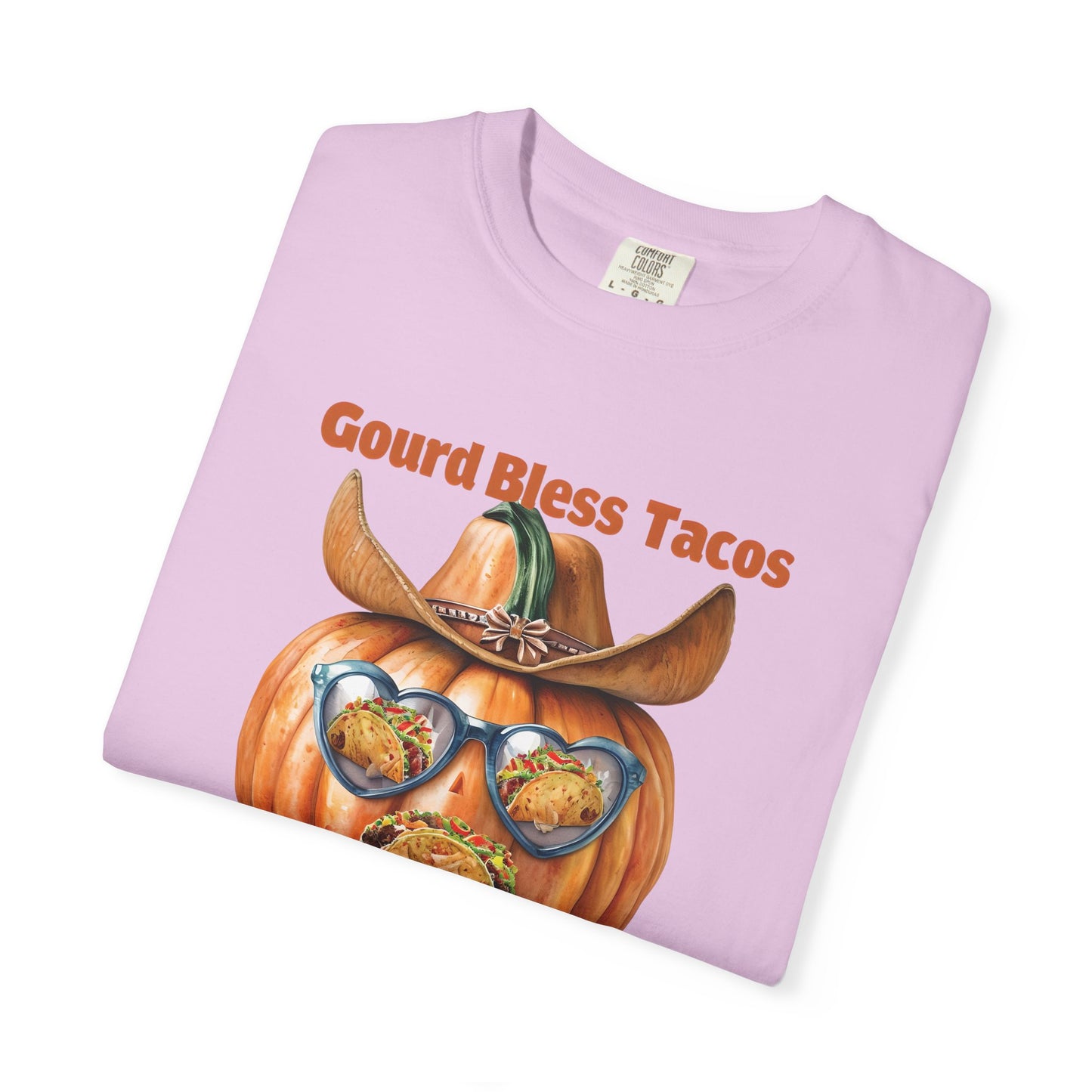 Funny Halloween T-Shirt, Gourd Bless Tacos Tee, Unisex Graphic Tee, Taco Lover Shirt, Fall Festival Apparel, Cute Pumpkin Shirt