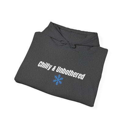 Chilly & Unbothered hoodie | Snowflake graphic sweatshirt