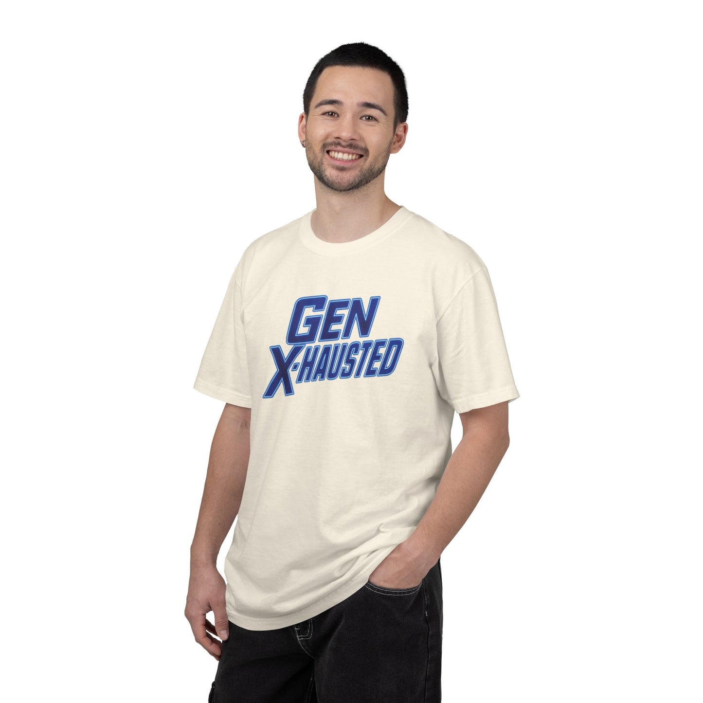 Gen X=Hausted Unisex T-Shirt, Vintage Style Tee, Funny Gift for Gen X, Casual Wear, Humor Shirt