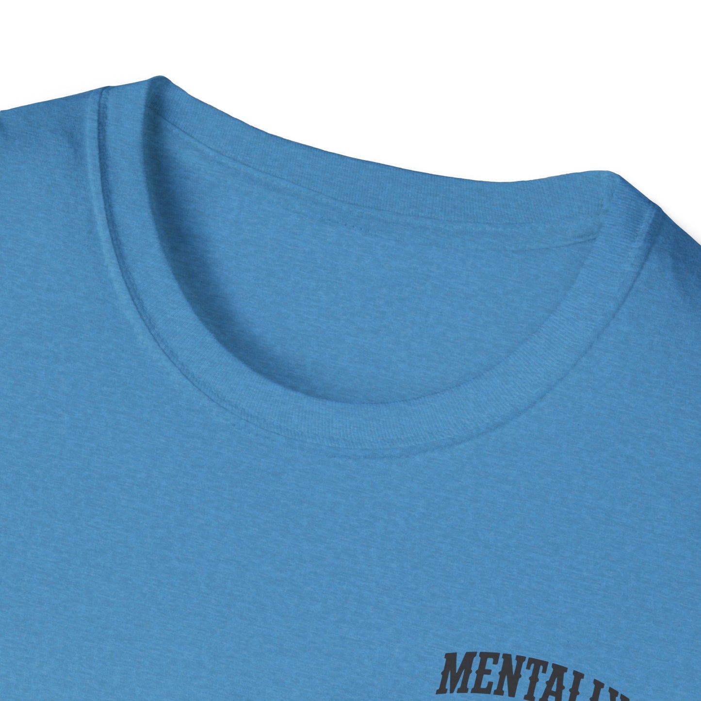Mentally Checked Out Still Showin' Up T-Shirt | Funny Typography Tee