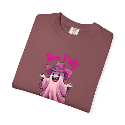 Boo Y'all Ghost T-Shirt, Fun Halloween Tee, Unisex Shirt, Cute Ghost Apparel, Spooky Season Outfit