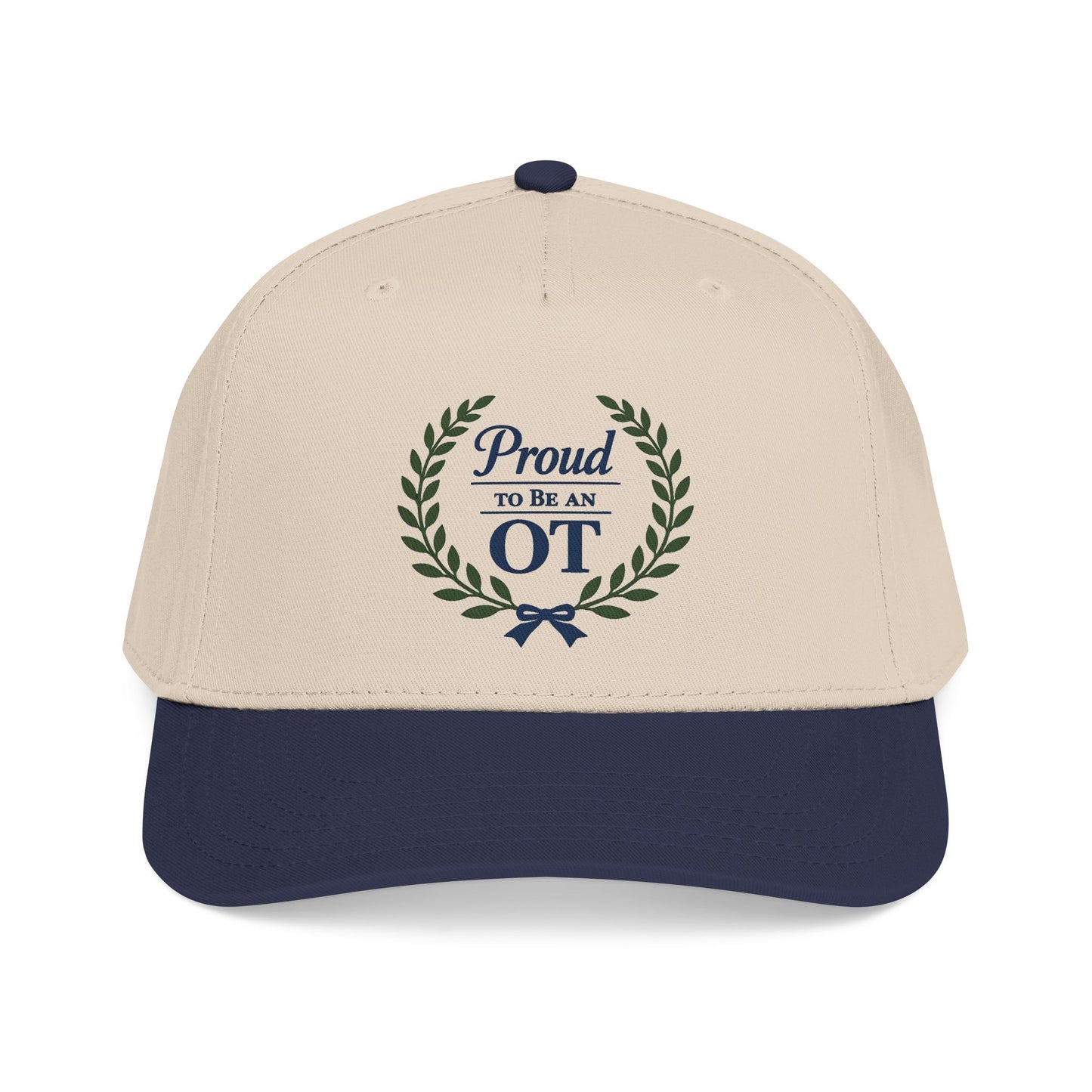 Proud to Be an OT Baseball Cap | Occupational Therapist Hat, Laurel Wreath