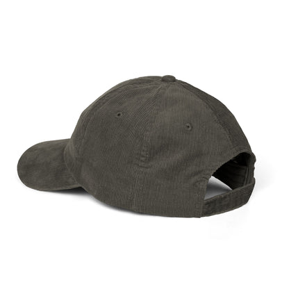Not Today Brain Embroidered Corduroy Cap | Funny Phrase Dad Hat