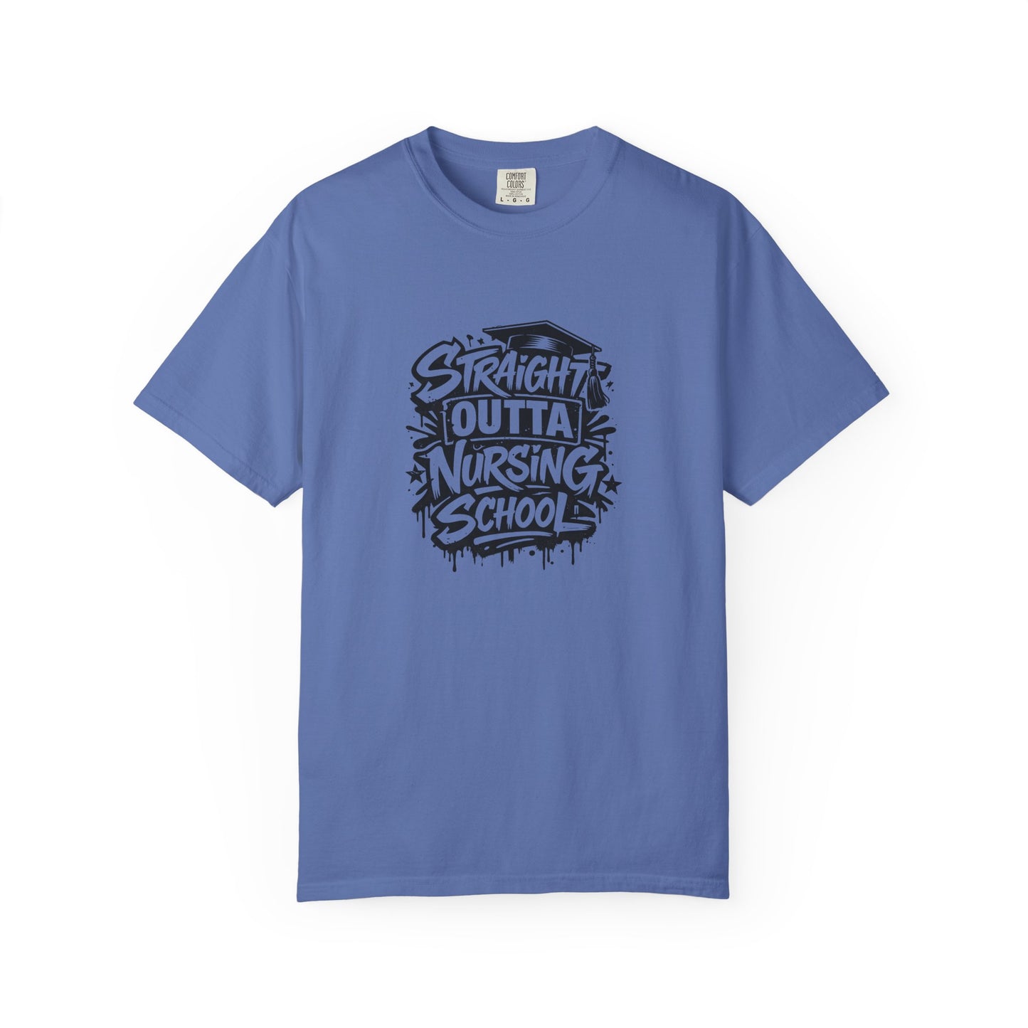 Straight Outta Nursing School T-shirt | Nursing Graduate Tee, Cap Graphic