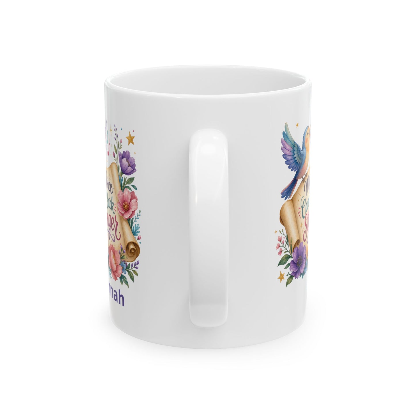 My Voice Came Back Stronger Ceramic Mug | Survivor Quote, Recovery