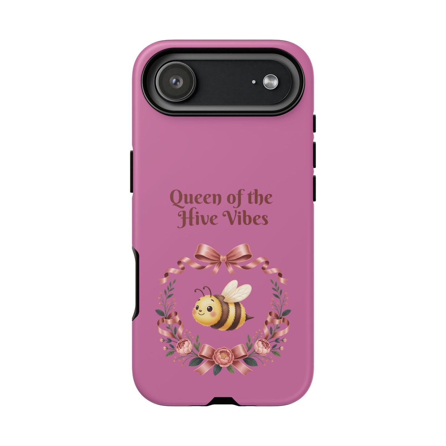 Queen of the Hive Bee Phone Case | Cute Floral Bee iPhone Case