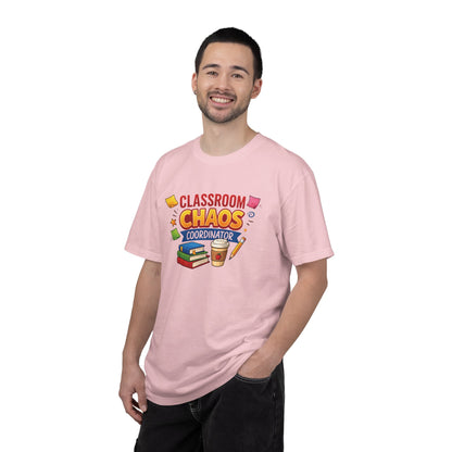 Classroom Chaos Coordinator T-shirt | Teacher Coffee Books Pencil
