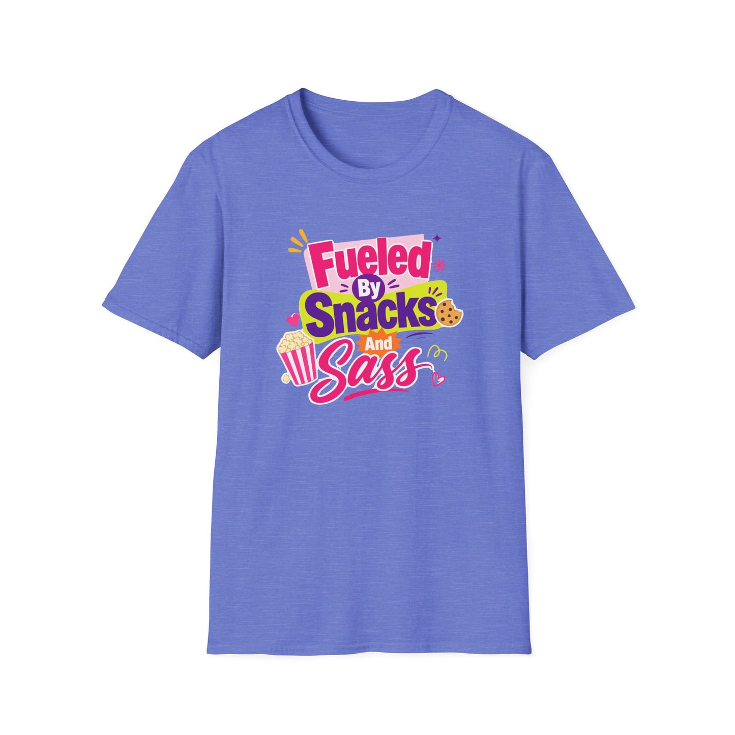 Fueled by Snacks and Sass T-Shirt | Snack Quote Tee