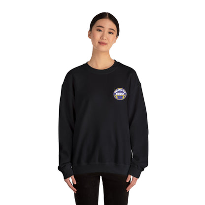 Unbothered Energy embroidered sweatshirt | Funny Slogan Crewneck