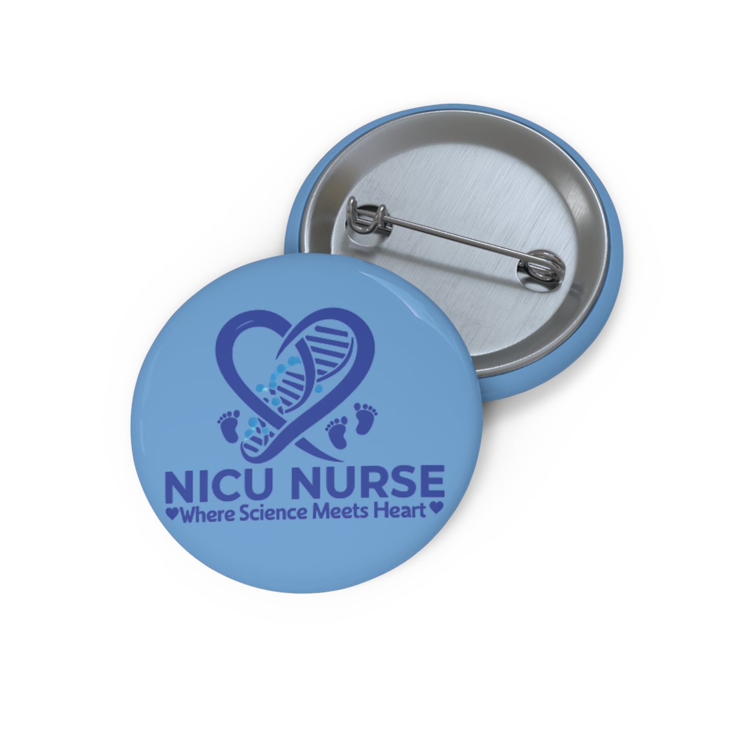 NICU Nurse Pin Button, Nurse Badge, Nursing Gift - Custom Pin Buttons, Personalized Pins, Button Pins, Nurse Appreciation Gift, Medical