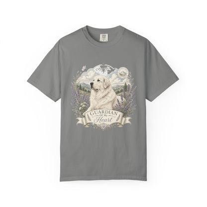 Great Pyrenees Guardian of My Heart T-Shirt | Mountain Dog Illustration