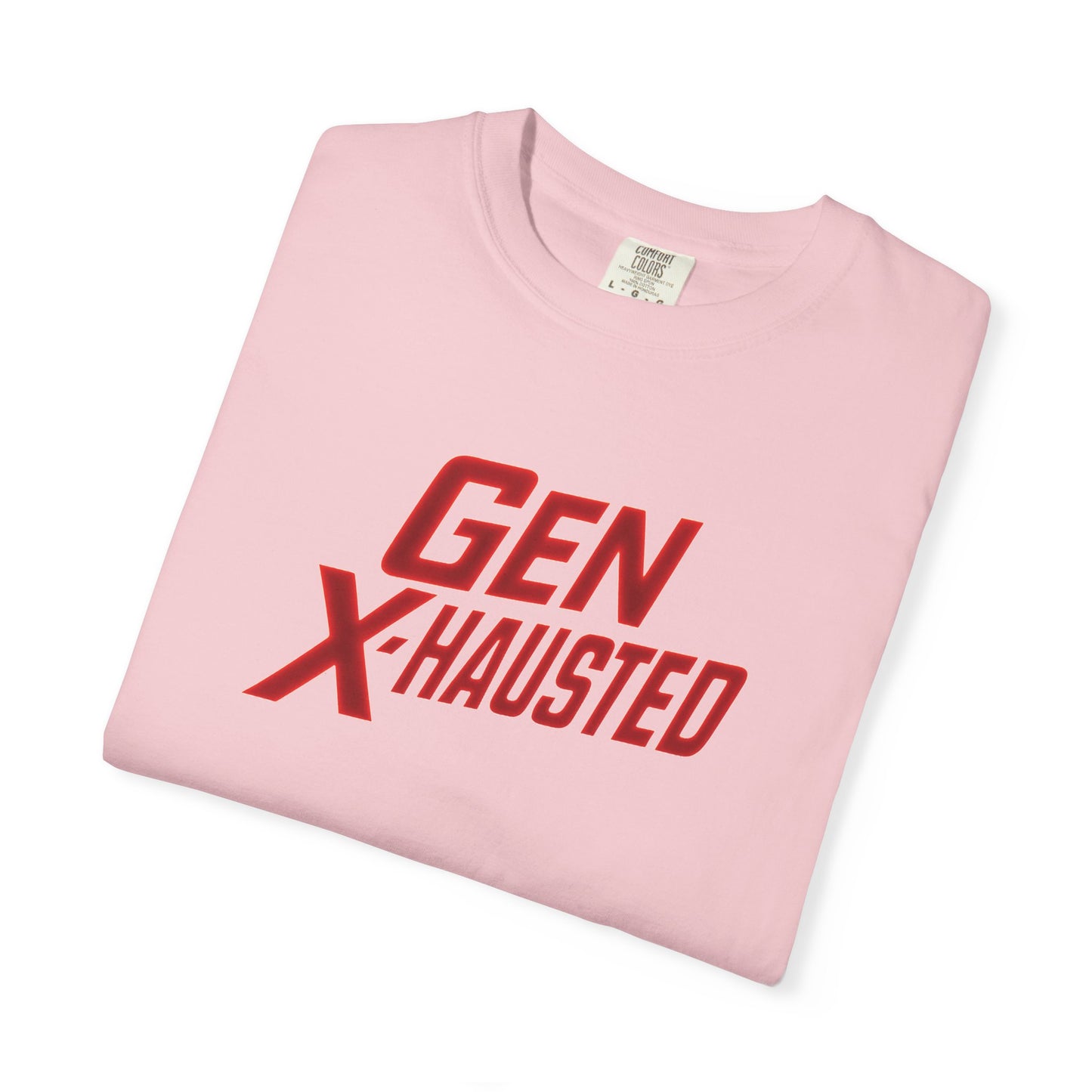 Gen X-Hausted Unisex T-Shirt, Vintage Style Tee, Funny Gift for Gen X, Casual Wear, Humor Shirt