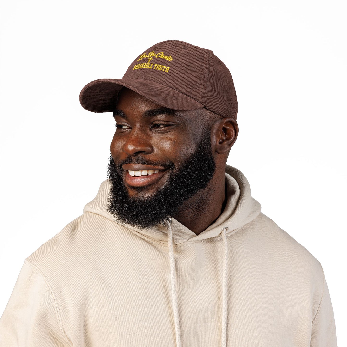 Live Like Charlie Unshakable Truth embroidered Corduroy Cap