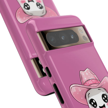 Cute Ghost Phone Case - Fun, Whimsical, Kawaii, Halloween, Gift Idea, Pink Ghost Design