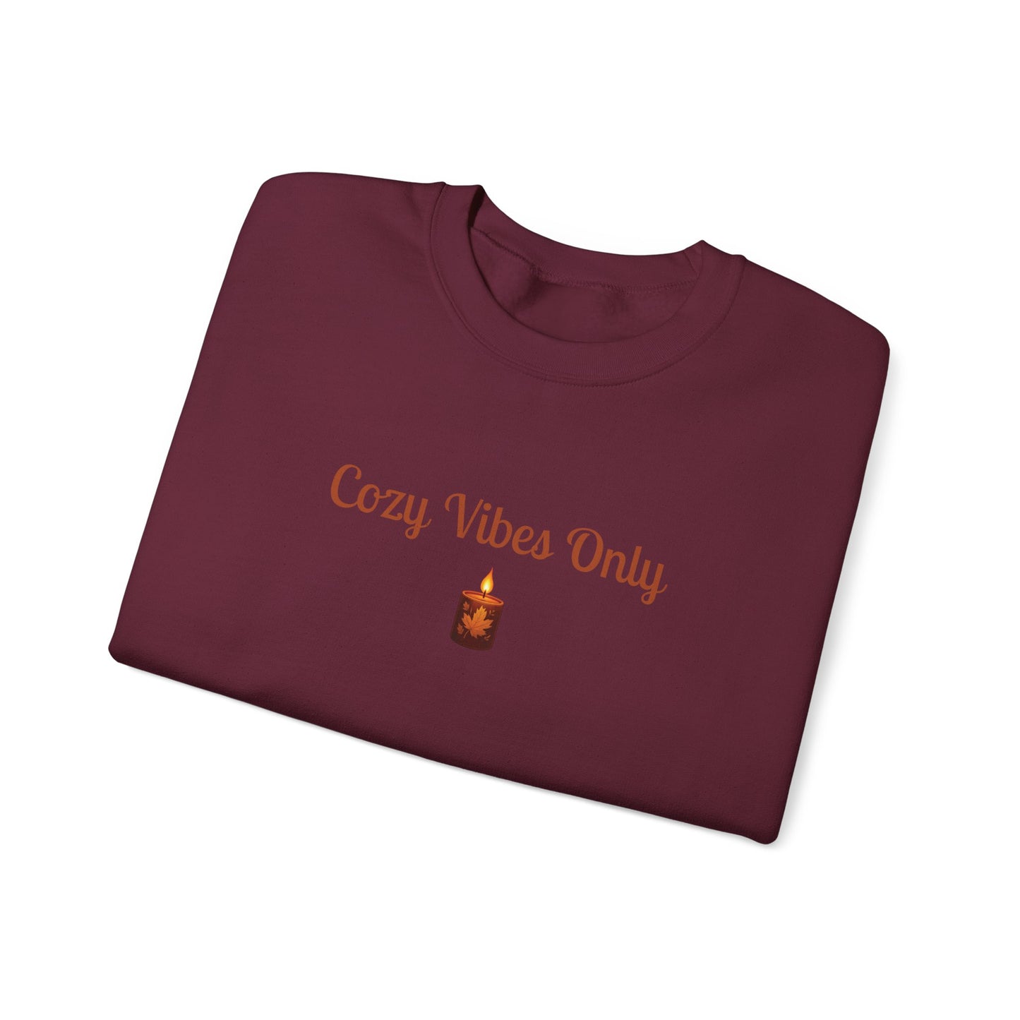 Cozy Vibes Only Sweatshirt, Unisex Crewneck, Casual Wear, Fall Fashion, Gift for Her, Cozy Apparel, Warm Layering