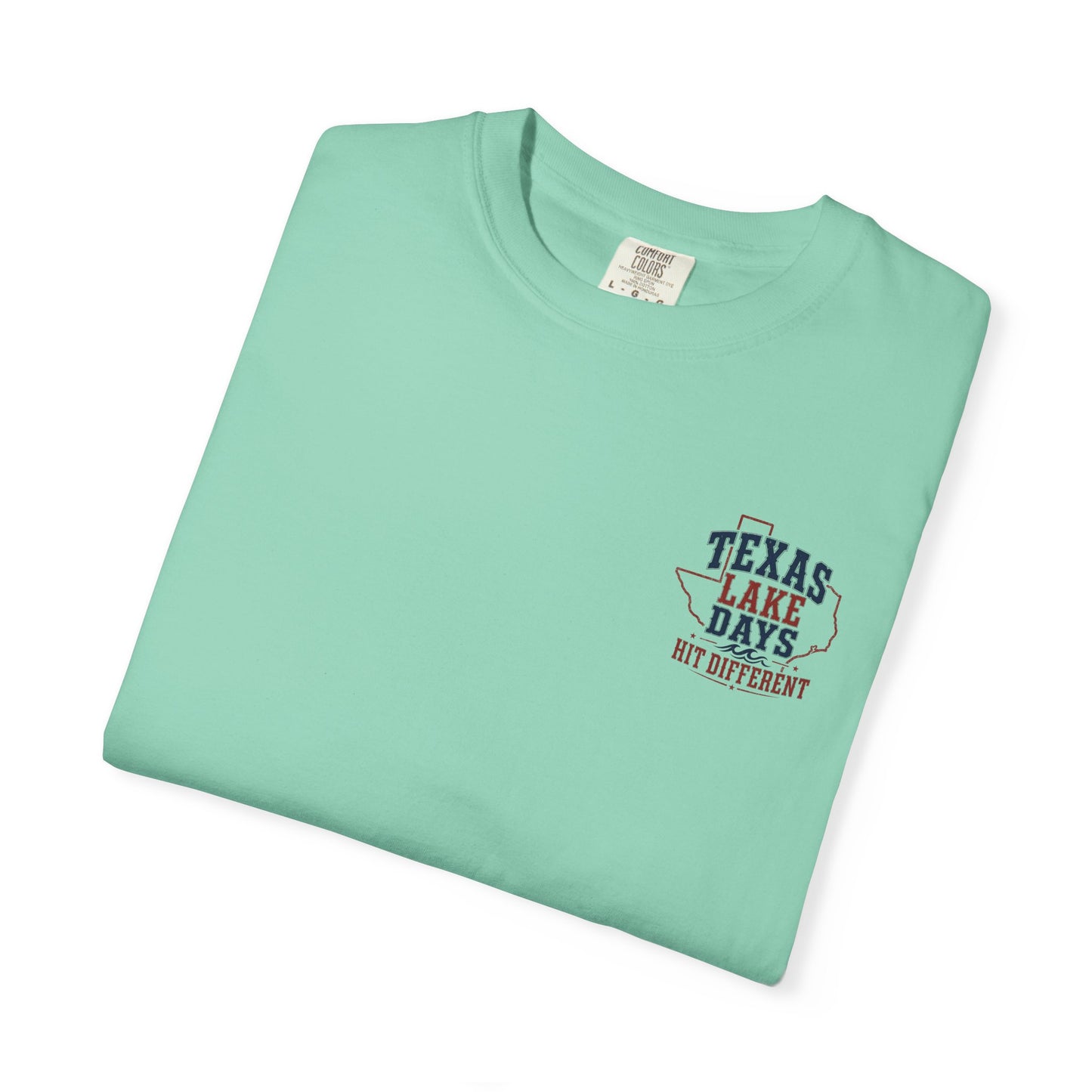 Texas Lake Days Hit Different T-shirt | State Outline Lake Life