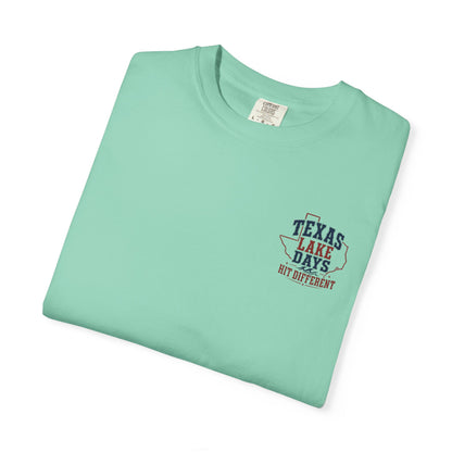 Texas Lake Days Hit Different T-shirt | State Outline Lake Life
