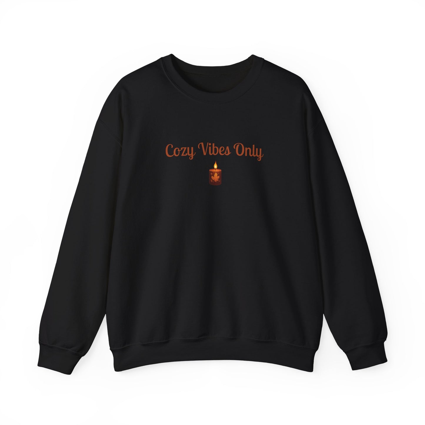 Cozy Vibes Only Sweatshirt, Unisex Crewneck, Casual Wear, Fall Fashion, Gift for Her, Cozy Apparel, Warm Layering