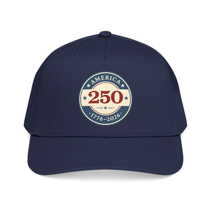 America 250 1776-2026 Patch Mid Profile Baseball Cap | 250th Anniversary Celebration