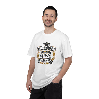 Proud Dad of a 2026 Graduate T-shirt | Graduation Dad Tee, Class of 2026