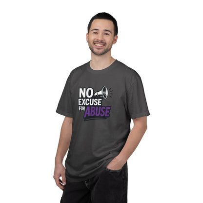 Empowering Unisex T-Shirt: No Excuse for Abuse, Awareness Shirt, Activism Tee, Gift for Supporters, Comfort Wear