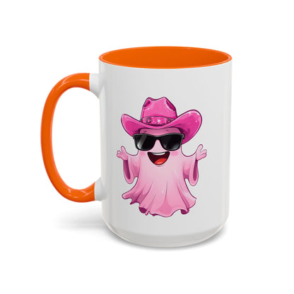 Playful Ghost Coffee Mug - Fun Halloween Drinkware, Cute Gift for Ghost Lovers, Perfect for Fall, Coffee Lovers, Halloween Decor