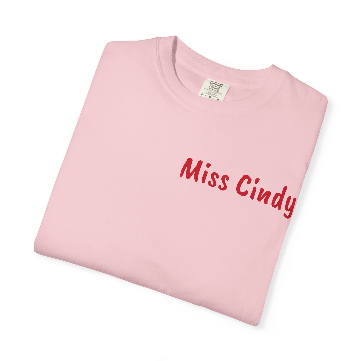 Unisex Garment-Dyed T-Shirt for Teachers - Miss Cindy, Chaos Coordinator Design, Perfect for Back to School, Appreciation Gifts, [...]