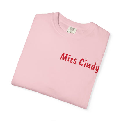 Unisex Garment-Dyed T-Shirt for Teachers - Miss Cindy, Chaos Coordinator Design, Perfect for Back to School, Appreciation Gifts, [...]