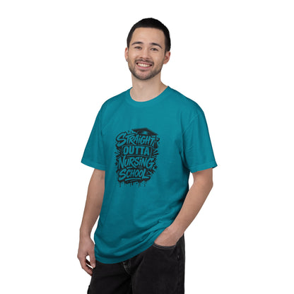 Straight Outta Nursing School T-shirt | Nursing Graduate Tee, Cap Graphic