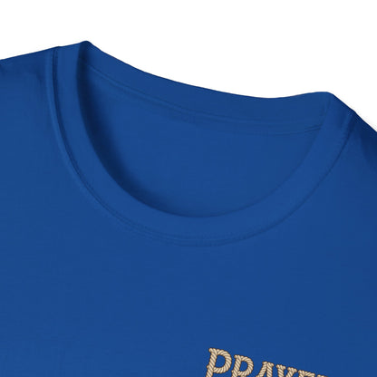 Prayed Up & Steady T-Shirt | Faith Scripture Cross Christian Tee