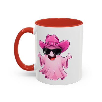 Playful Ghost Coffee Mug - Fun Halloween Drinkware, Cute Gift for Ghost Lovers, Perfect for Fall, Coffee Lovers, Halloween Decor