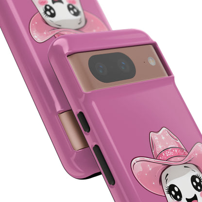 Cute Ghost Phone Case - Fun, Whimsical, Kawaii, Halloween, Gift Idea, Pink Ghost Design