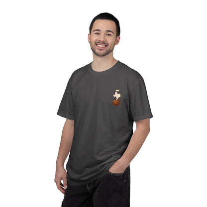 Blessings Brewed T-Shirt, Faith-Inspired Tee, Coffee Lover Gift, Texas Pride Apparel, Unisex Casual Wear