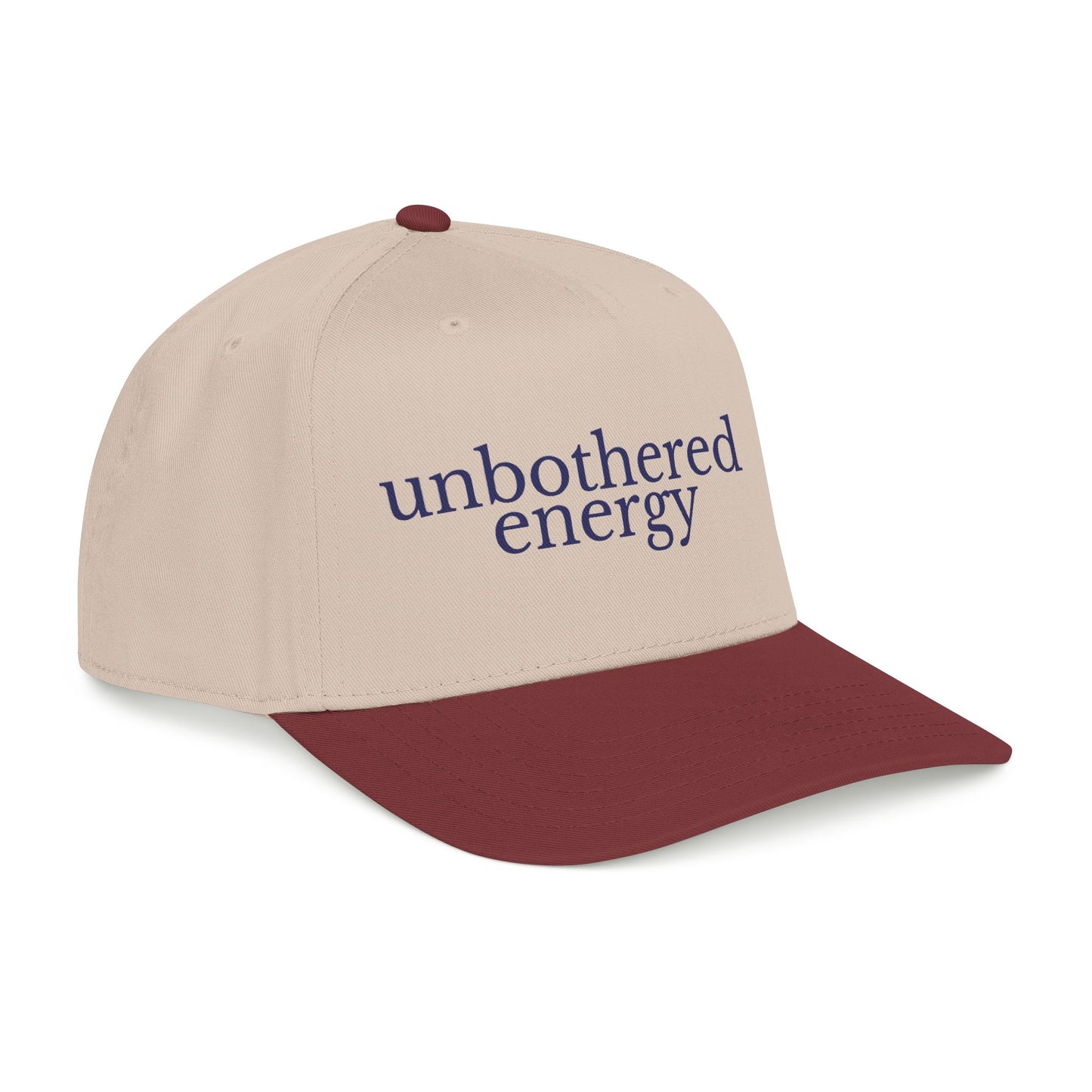 unbothered energy cap | mid profile baseball cap