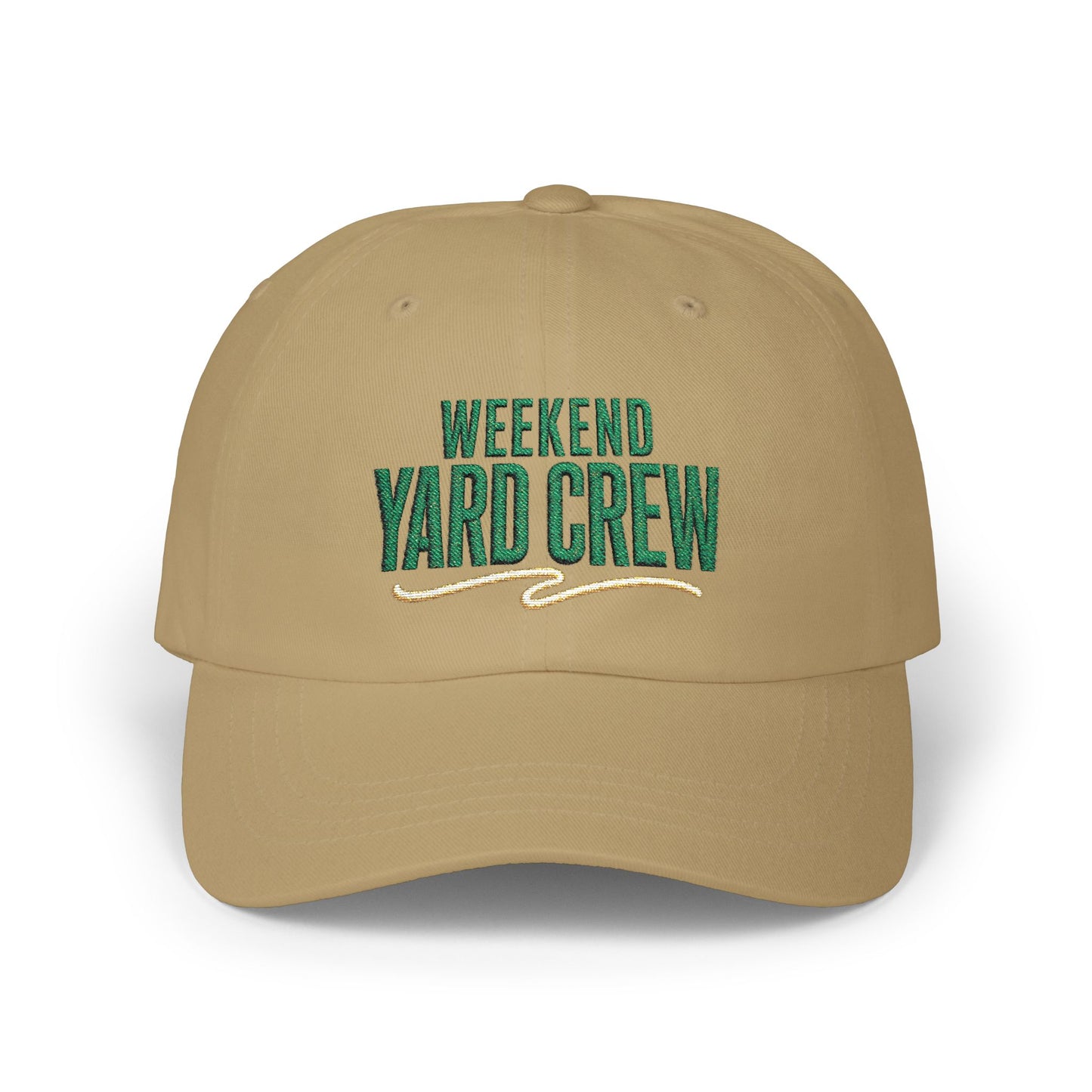 Weekend Yard Crew Dad Cap | Embroidered Gardening Hat