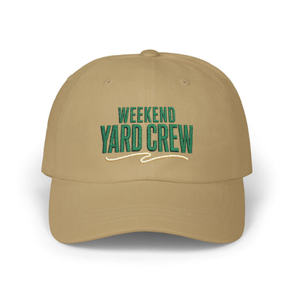 Weekend Yard Crew Dad Cap | Embroidered Gardening Hat